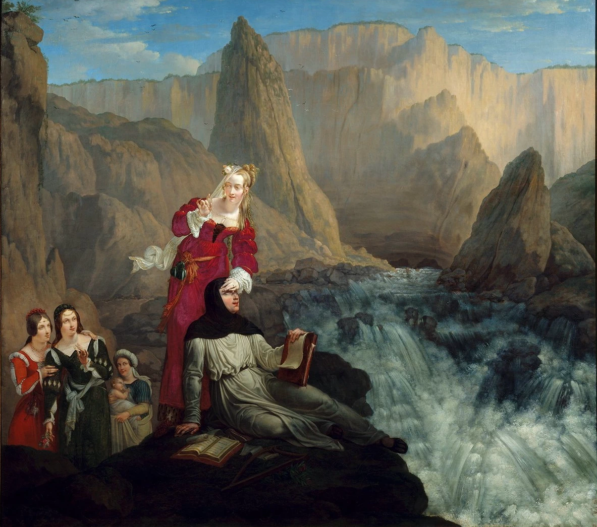 Laura e Petrarca a Fontaine de Vaucluse - Musée des Beaux, Arts 1